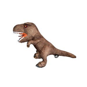Jurassic World Dominion Plush Raging T Rex Dinosaur Brown Pillow Buddy